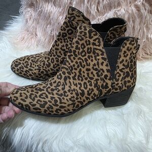 Circus by Sam Edelman Animal Print Ankle Booties